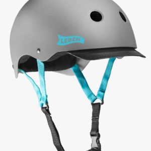 Casco Leben Gris/Azul Claro
