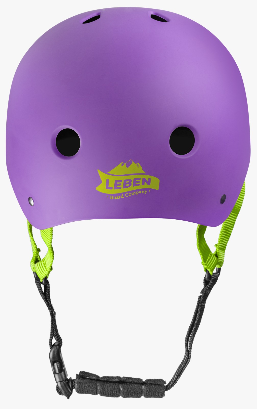 Casco Leben Morado/Verde Neón - Imagen 2