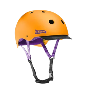 Casco Leben Naranja/Morado