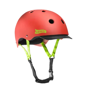 Casco Leben Salmón/Verde Neón