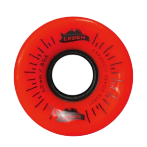 Ruedas Cruiser 60MM Rojo Anaranjado Brillante